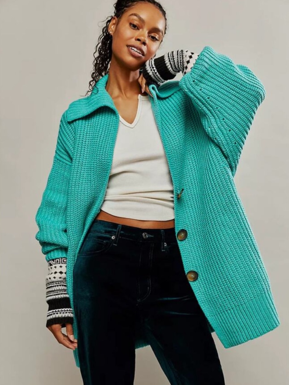 Free People Swim Too Deep Oversized Cardigan | EXTRA SMALL NWT